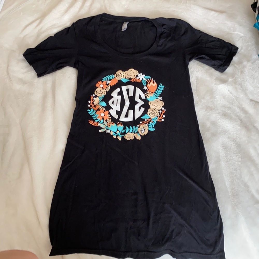 Phi sigma sigma sorority tshirt dress